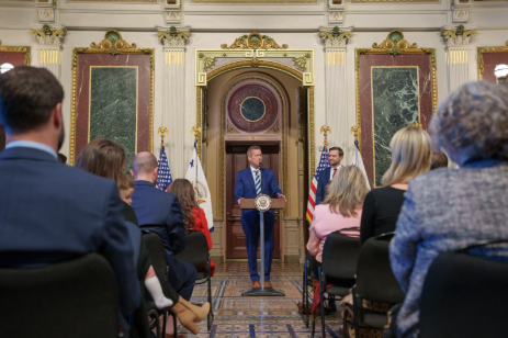 PHOTO RELEASE: U.S. Transportation Secretary Sean Duffy Ceremonially